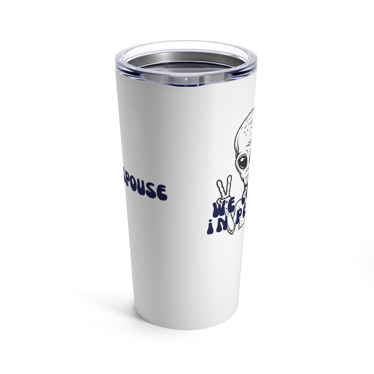 Space Spouse Alien Tumbler